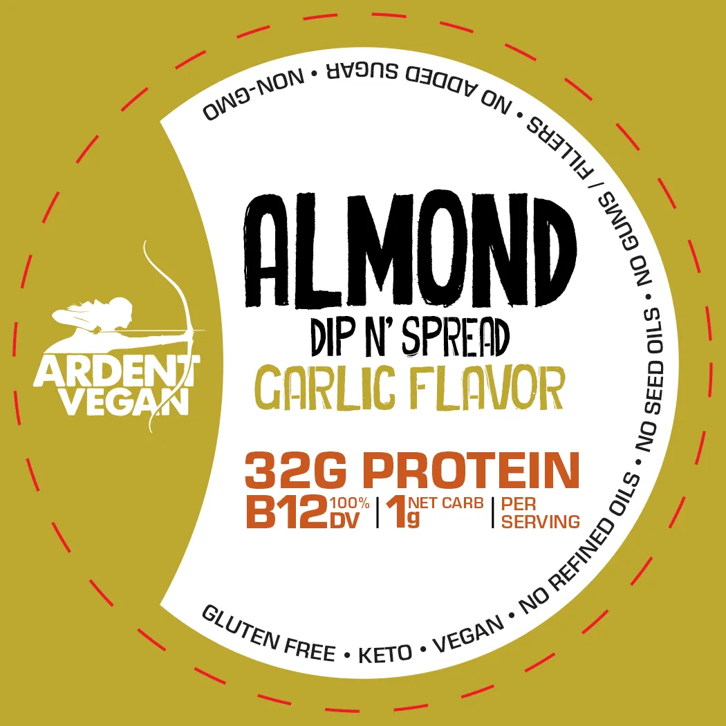 ALMOND DIP N’ SPREAD GERLIC FLAVOR