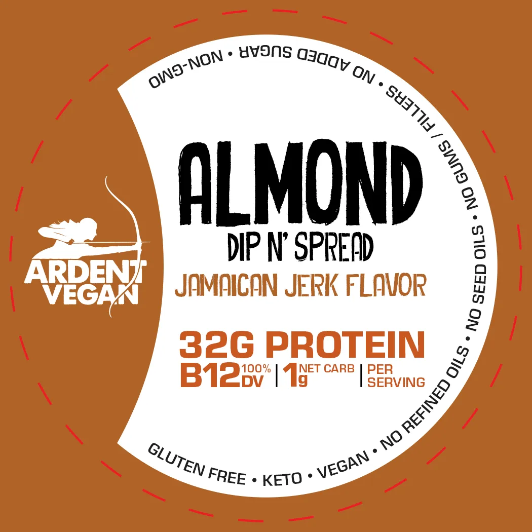 ALMOND  DIP N' SPREAD  JAMAICAN JERK FLAVOR